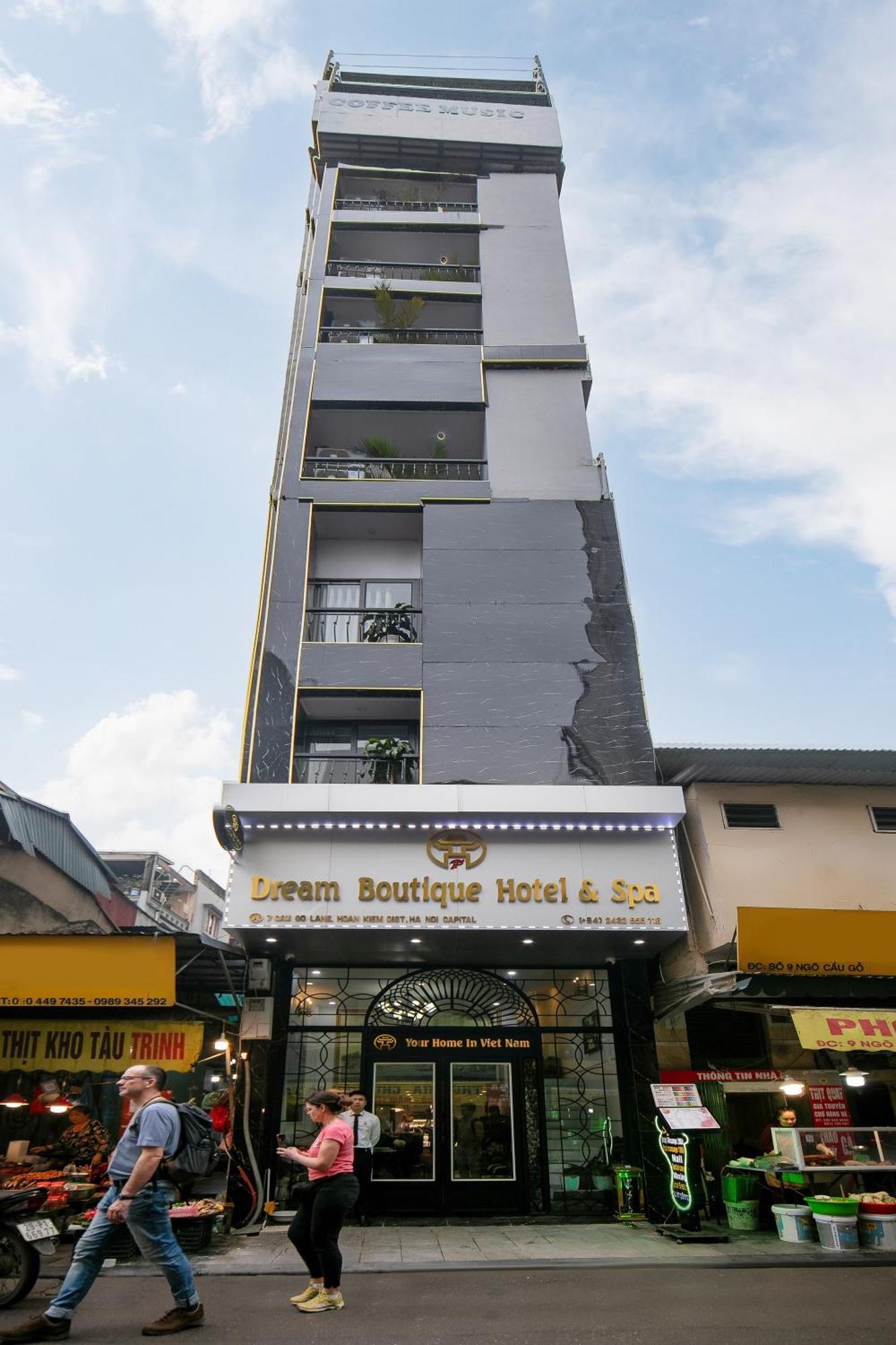 Dream Boutique Hotel & Travel & Spa - Hanoi Old Quarter Exterior foto